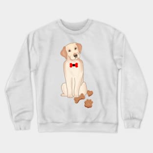 Dog begging more food Crewneck Sweatshirt